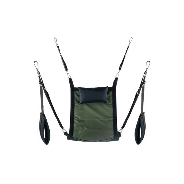Mr. Sling Rechthoekige canvas sling met 4 ophangpunten - Khaki