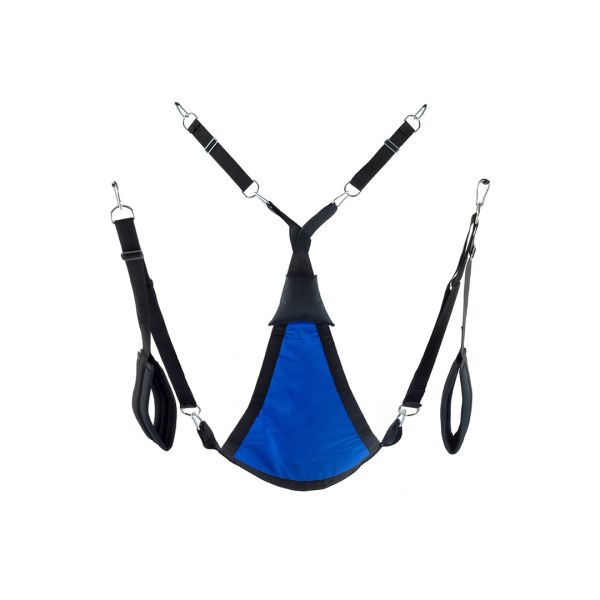 Mr. Sling Triangle Canvas Sling met 3 of 4 ophangpunten - Blauw