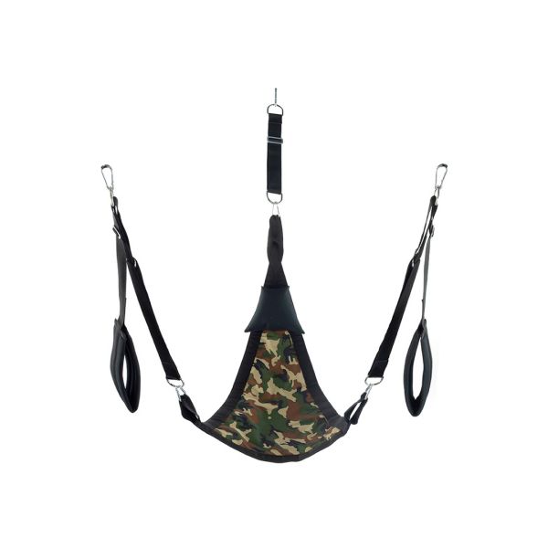 Mr. Sling Driehoekige canvas sling met 3 of 4 ophangpunten - Camouflage