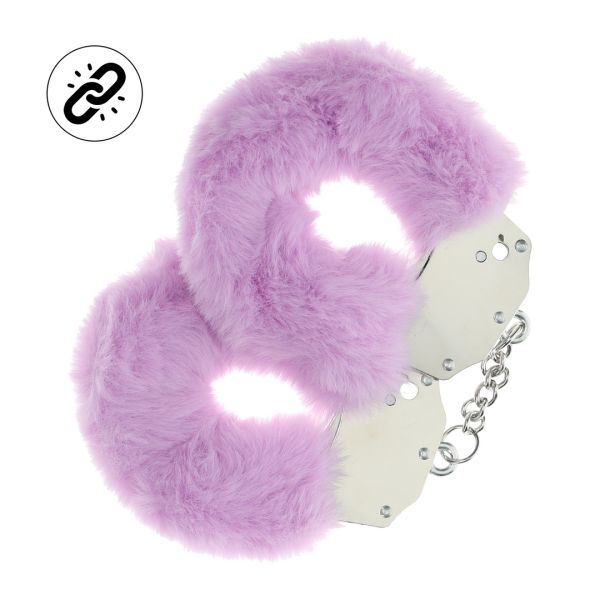 Ouch! Heavy-duty pluizige handboeien - Lavendel