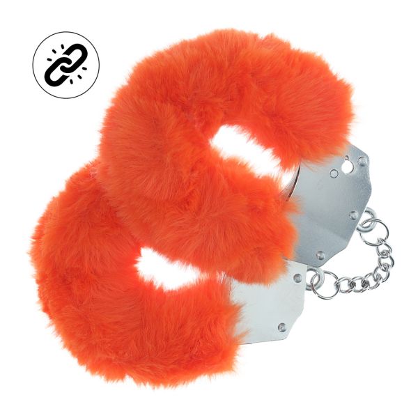 Ouch! Heavy-duty pluizige handboeien - Oranje