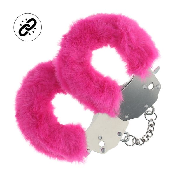 Ouch! Heavy-duty pluizige handboeien - Roze