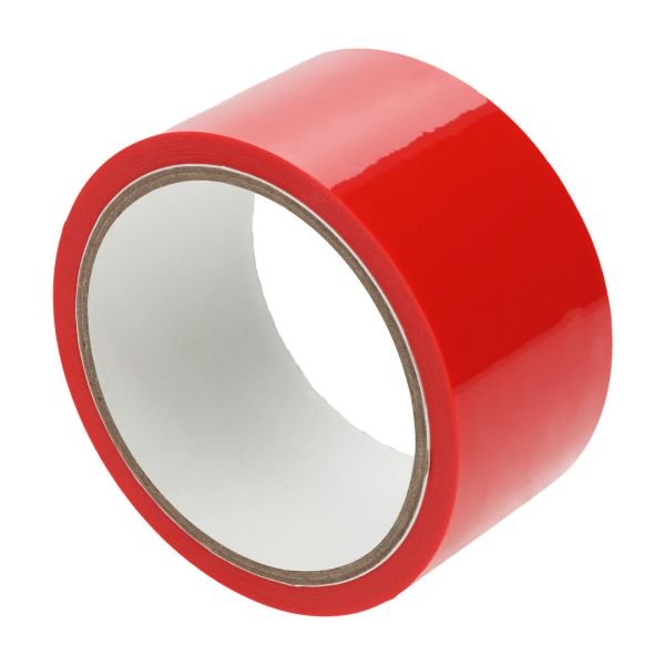 Ouch! PVC Bondagetape zonder lijm - 20 m - Rood