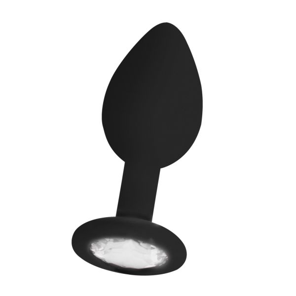 Ouch! Diamond Buttplug - Regular - Zwart
