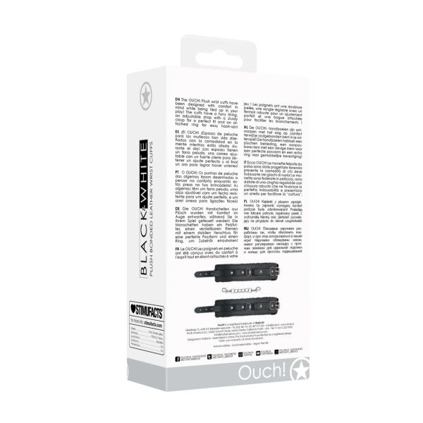 Ouch! Pluche handboeien van gerecycled leer