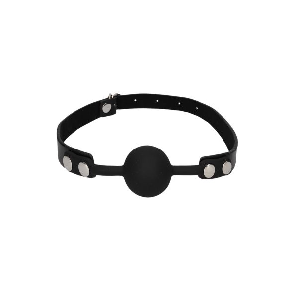 Ouch! Siliconen ball gag - OU676BLK