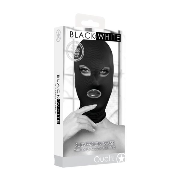 Ouch! Subversion masker - Zwart