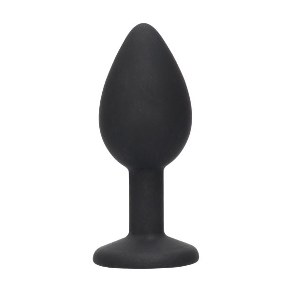 Ouch! Siliconen Buttplug met Afneembaar Sieraad