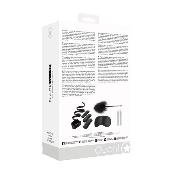 Ouch! Bed Bindings restraint set - Zwart