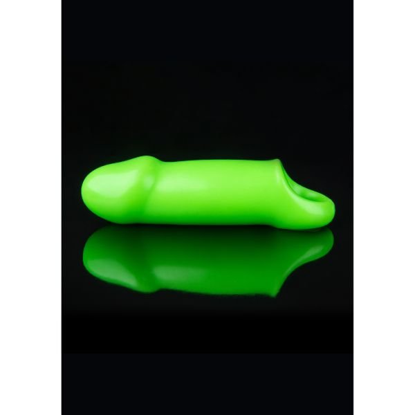Ouch! Smooth Thick Stretchy Penis Sheath - Glow in the Dark