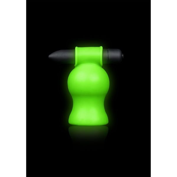 Ouch! Vibrerende eikel masturbator - Glow in the Dark