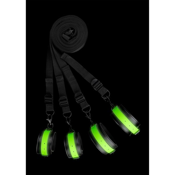 Ouch! Bevestigingsset voor bedboeien - Glow in the Dark