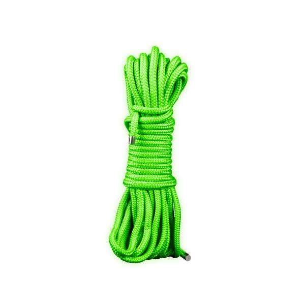 Ouch! Bondage touw - Glow in the Dark - 10 m