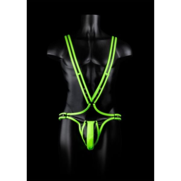 Ouch! lichaamsbedekkend harnas - Glow in the Dark