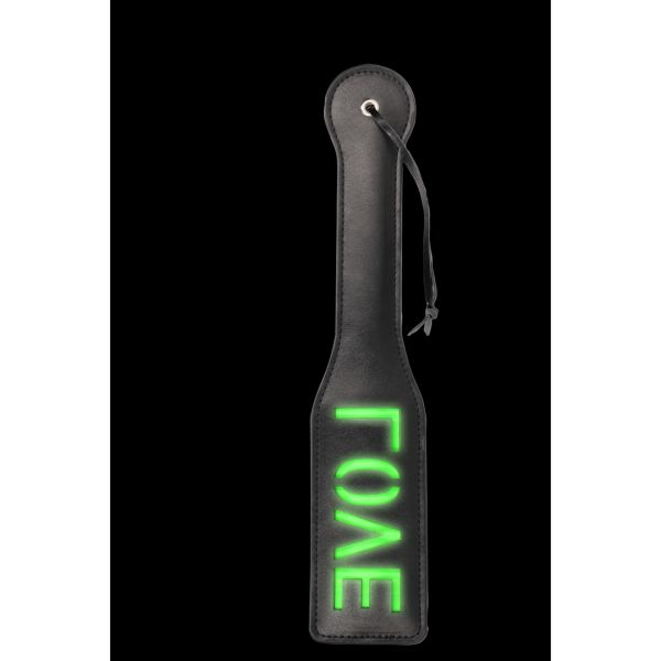 Ouch! Love paddle - Glow in the Dark - Neongroen