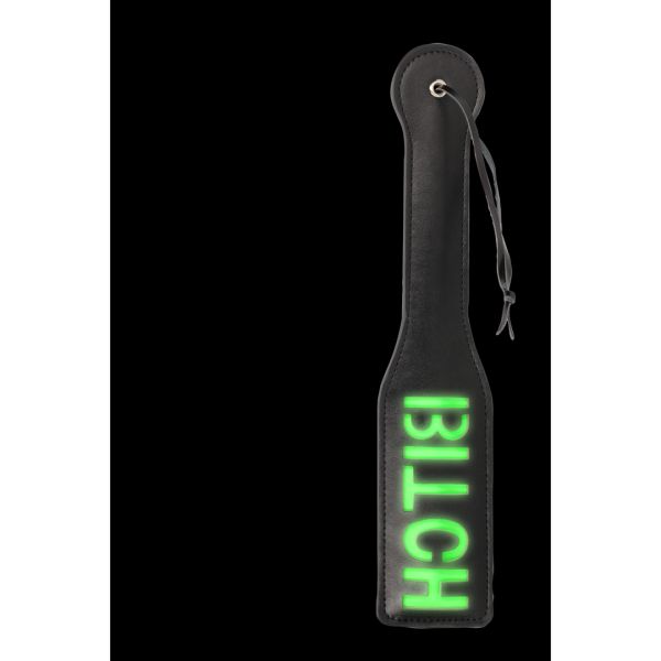 Ouch! Bitch Paddle - Glow in the Dark - Neongroen