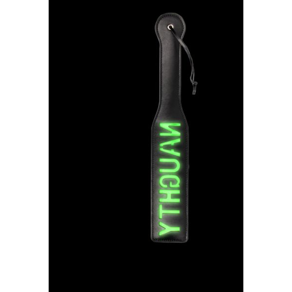 Ouch! Naughty paddle - Glow in the Dark - Neongroen