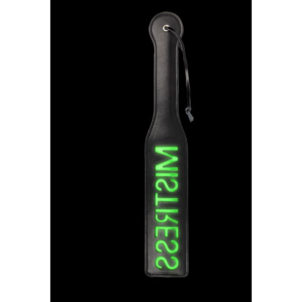 Ouch! Mistress paddle - Glow in the Dark - Neongroen