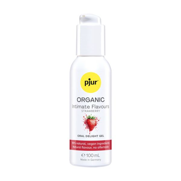 Pjur Organic Intimate Flavours - Aardbei - 100 ml