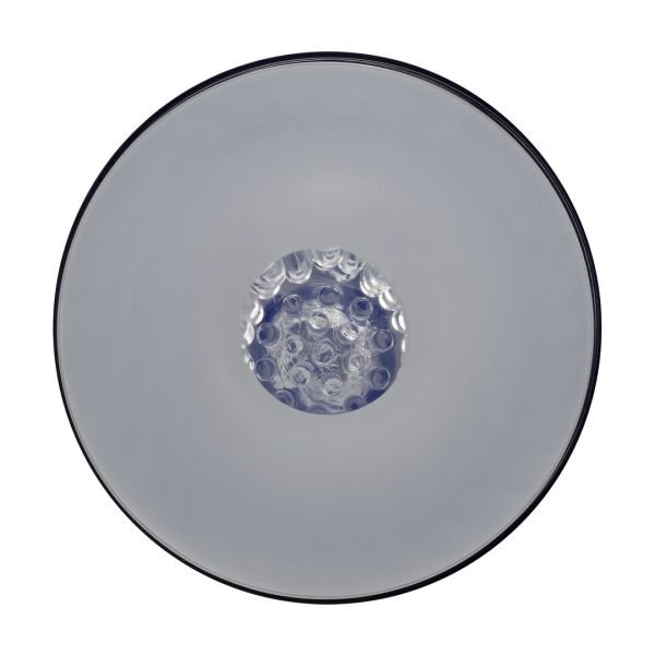 Pumped Vortex - Zuigende, roterende en stotende masturbator pomp - Metallic blauw