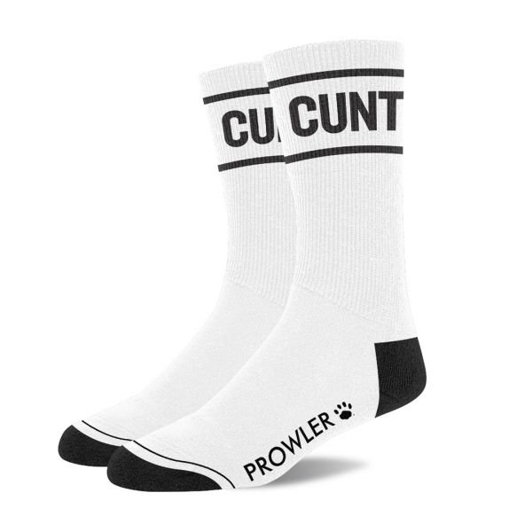 Prowler Red Cunt sokken - Wit/Zwart