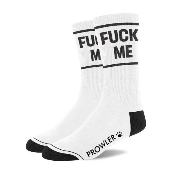 Prowler Red Fuck Me sokken - Wit/Zwart