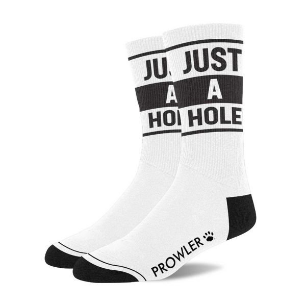 Prowler Red Just A Hole sokken - Wit/Zwart