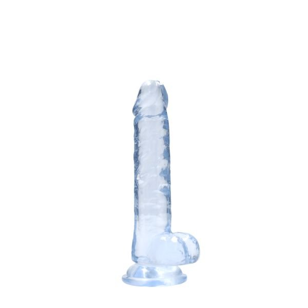 RealRock realistische dildo met ballen - 17 cm - Blauw