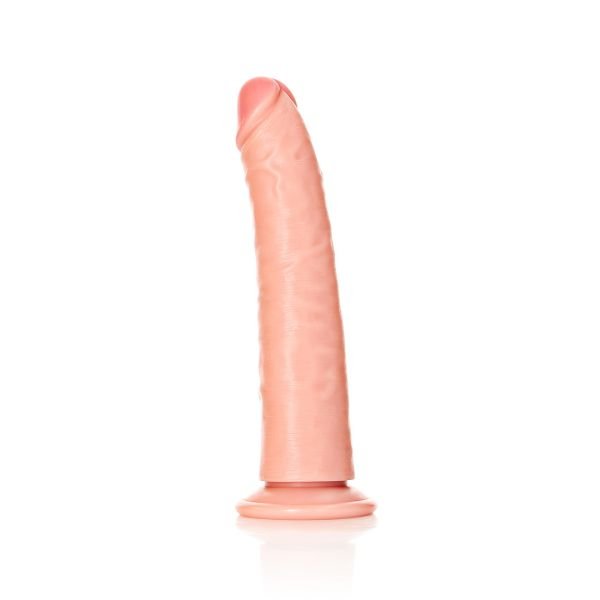 RealRock Slanke realistische dildo met zuignap - 18 cm