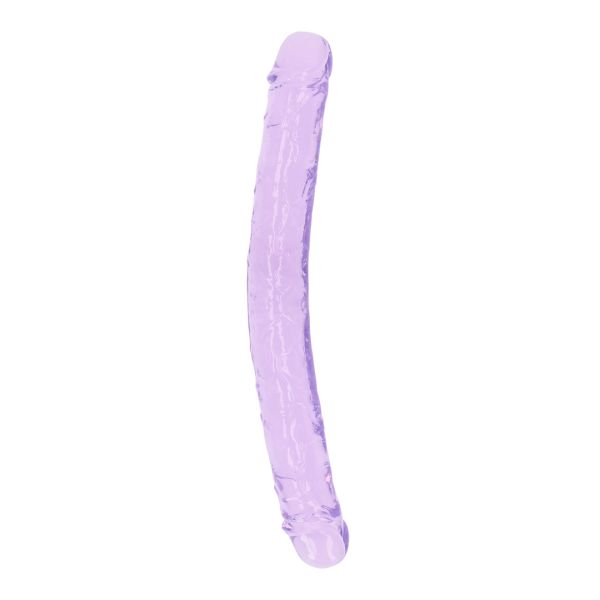 RealRock Realistische dubbele dildo - 34 cm - Paars