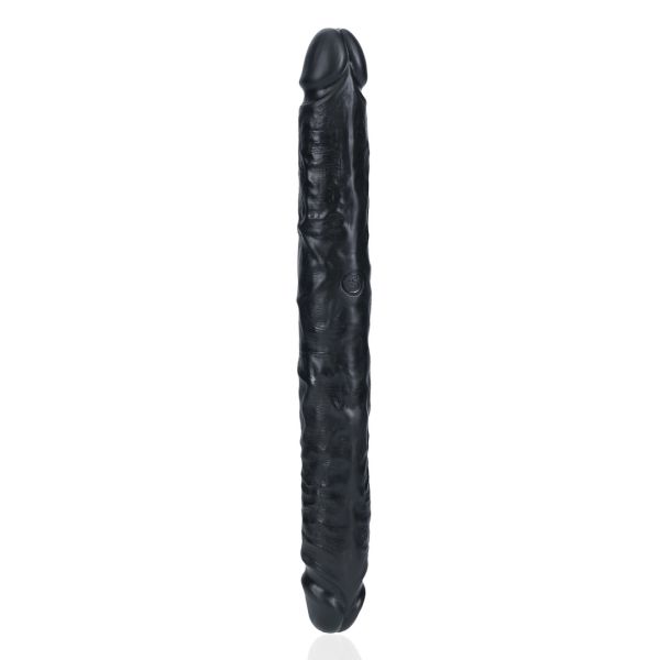 RealRock Slim Dubbele dildo - 30,5 cm - Zwart