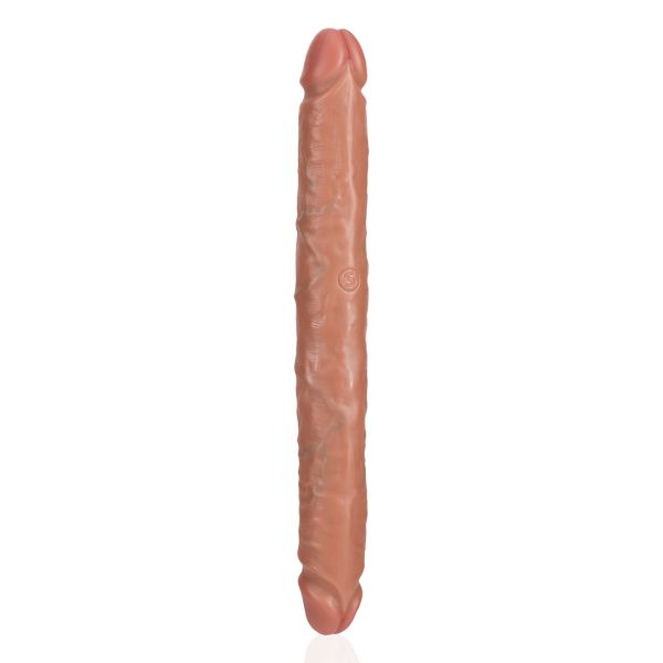RealRock Slim Dubbele dildo - 30,5 cm - Tan
