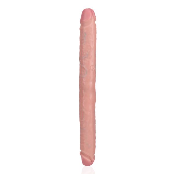 RealRock Slim Dubbele dildo - 35,6 cm - Flesh