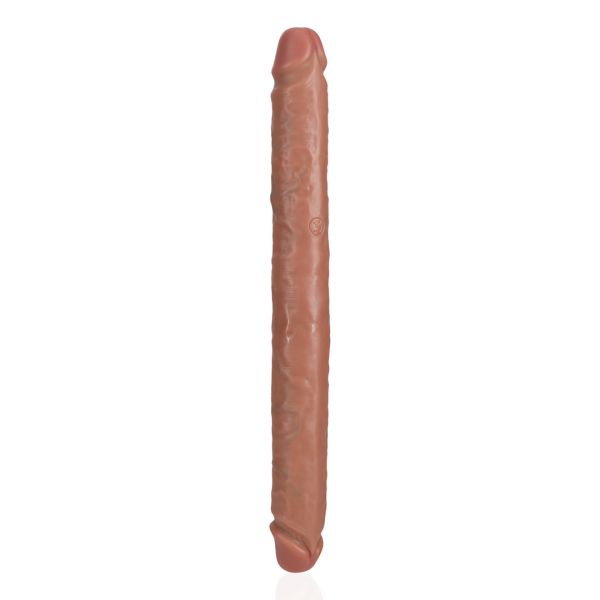 RealRock Slim Dubbele dildo - 35,6 cm - Tan