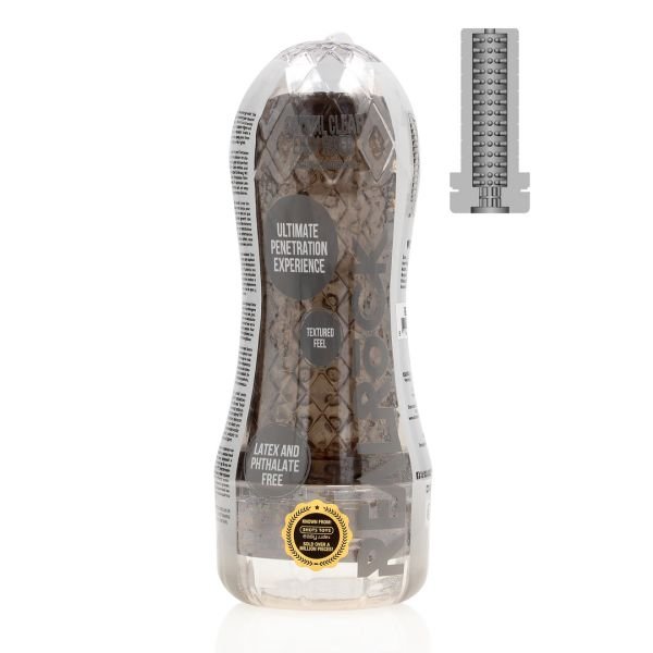 RealRock Easy Rider - Masturbator met textuur - Zwart