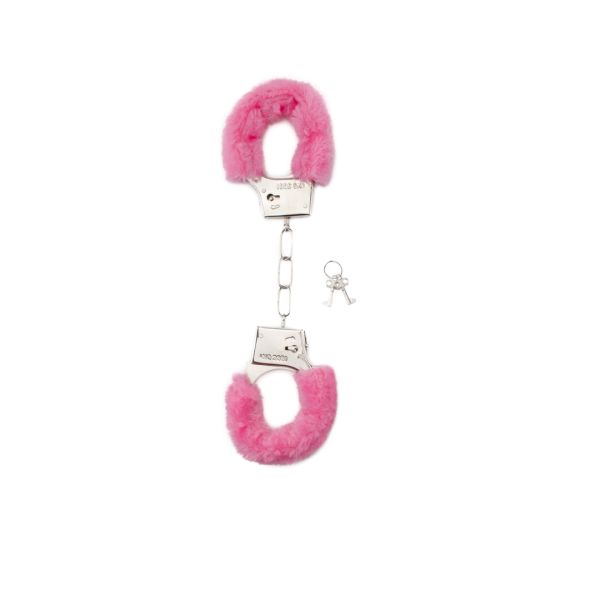 Shots Toys Pluche Handboeien - Roze