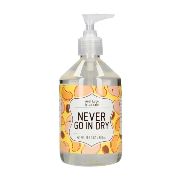 S-Line Never Go In Dry - Anaal glijmiddel op waterbasis - 500 ml