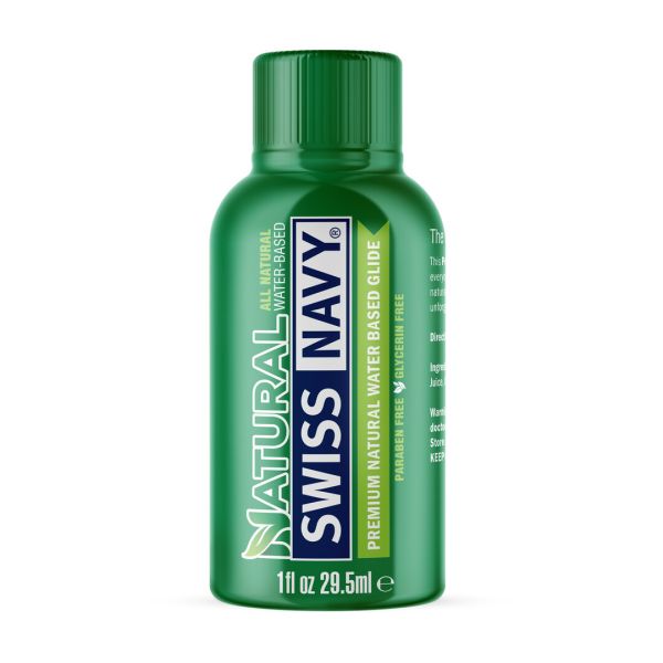 Swiss Navy Natural Glijmiddel op waterbasis - 30 ml