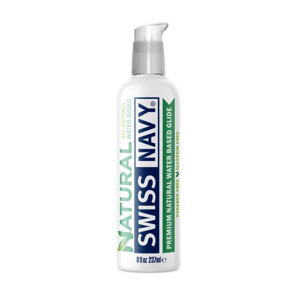 Swiss Navy Natural glijmiddel op waterbasis - 237 ml