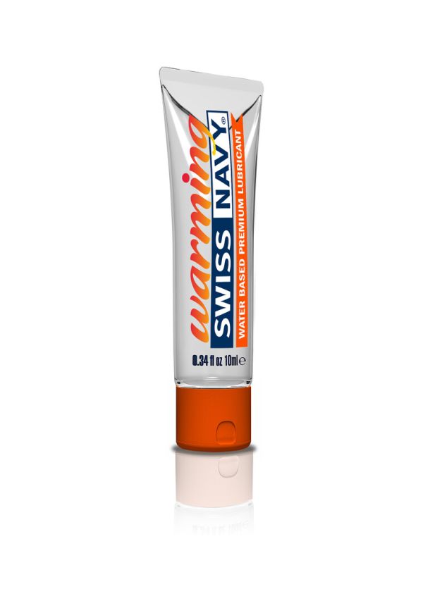 Swiss Navy Warming glijmiddel op waterbasis - 10 ml