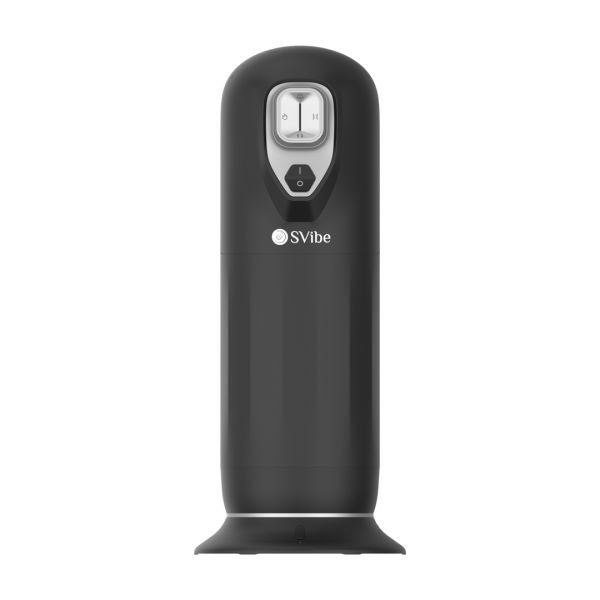 Snail Vibe Ikon JET - Vibrerende, stotende en verwarmende masturbator - Zwart