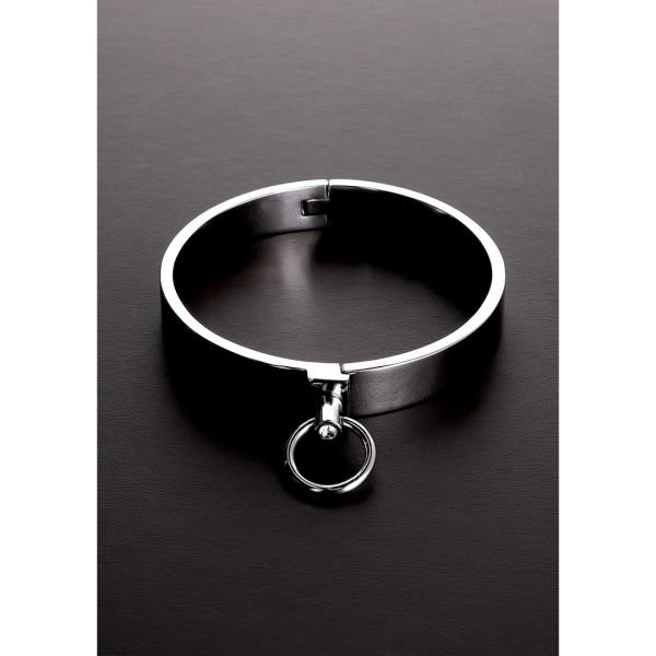 Steel Stijlvolle Slavenhalsband met Edelstenen - US Maat 16 / EU Maat 44