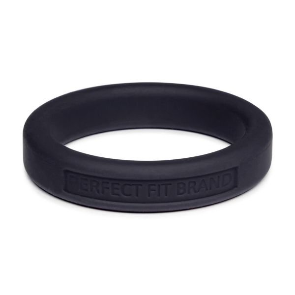 PerfectFitBrand Silicone Hefty Ring Classic - Cockring - 4,4 cm - Zwart