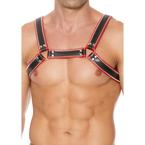 Ouch! Z Series bulldog borstharnas - L/XL