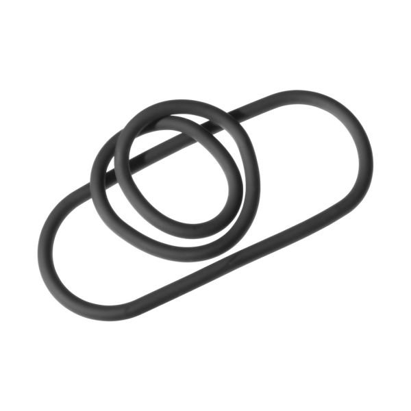 PerfectFitBrand Silicone Slim Wrap Ring - Cockring / ballstrap - 22 cm