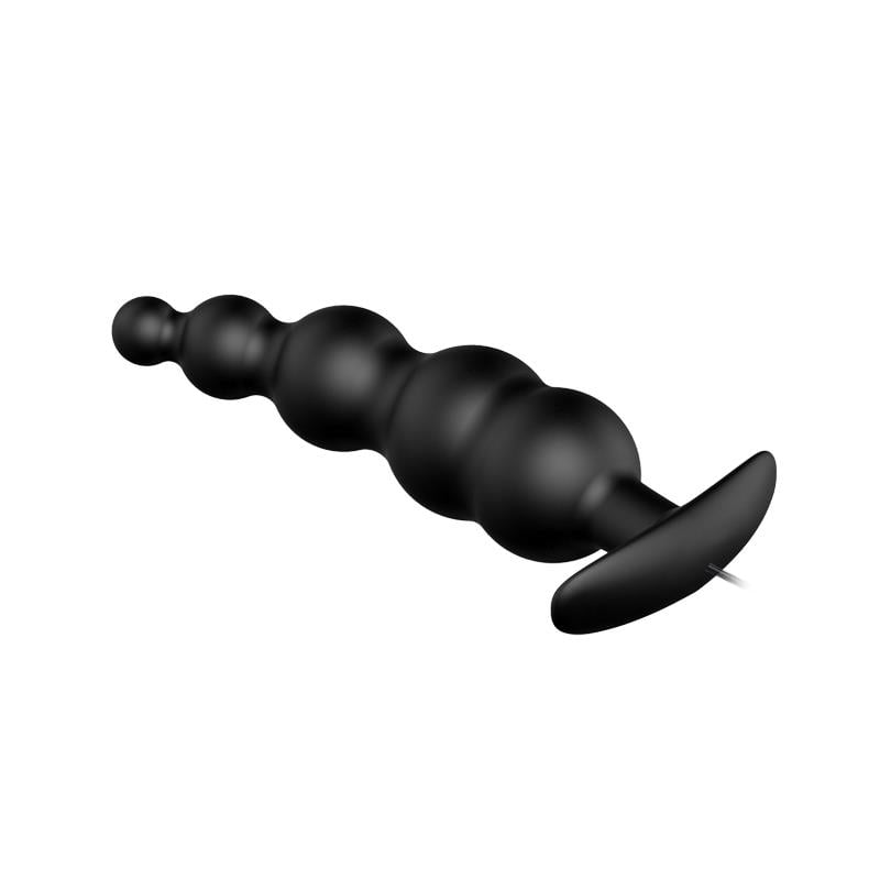 Butt Plug Bubbles Vibrator Black