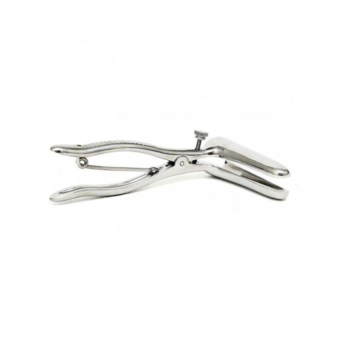 Anal Speculum & 2 Spoons Chrome-Silver