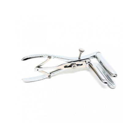 Anal Speculum & 2 Spoons Chrome-Silver