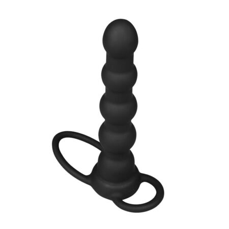 ButtPlug Double Prober & Vibration Black