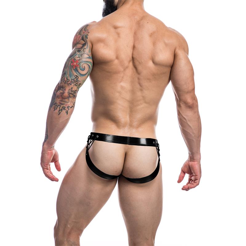 Desire Jockstrap Leatherette Black